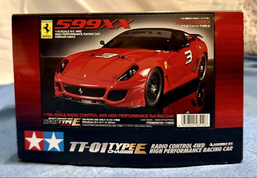 タミヤ★フェラーリ599XX TT-01 TYPE E ラジコンカー Amazon.co.jp: タミヤフェラーリ599XX TT-01 TYPE E ラジコン
